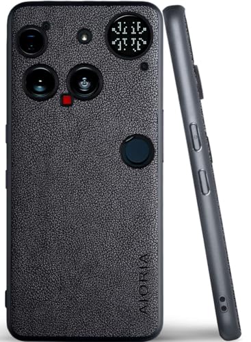 Coque Nothing Phone 3 protection complète antichoc cuir noir AIORIA