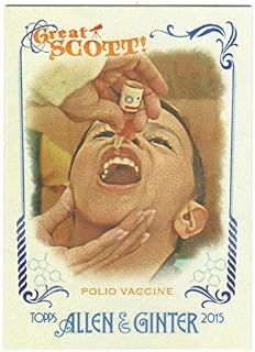 2015 Allen and Ginter Great Scot #GS-3 Polio Vaccine NM-MT