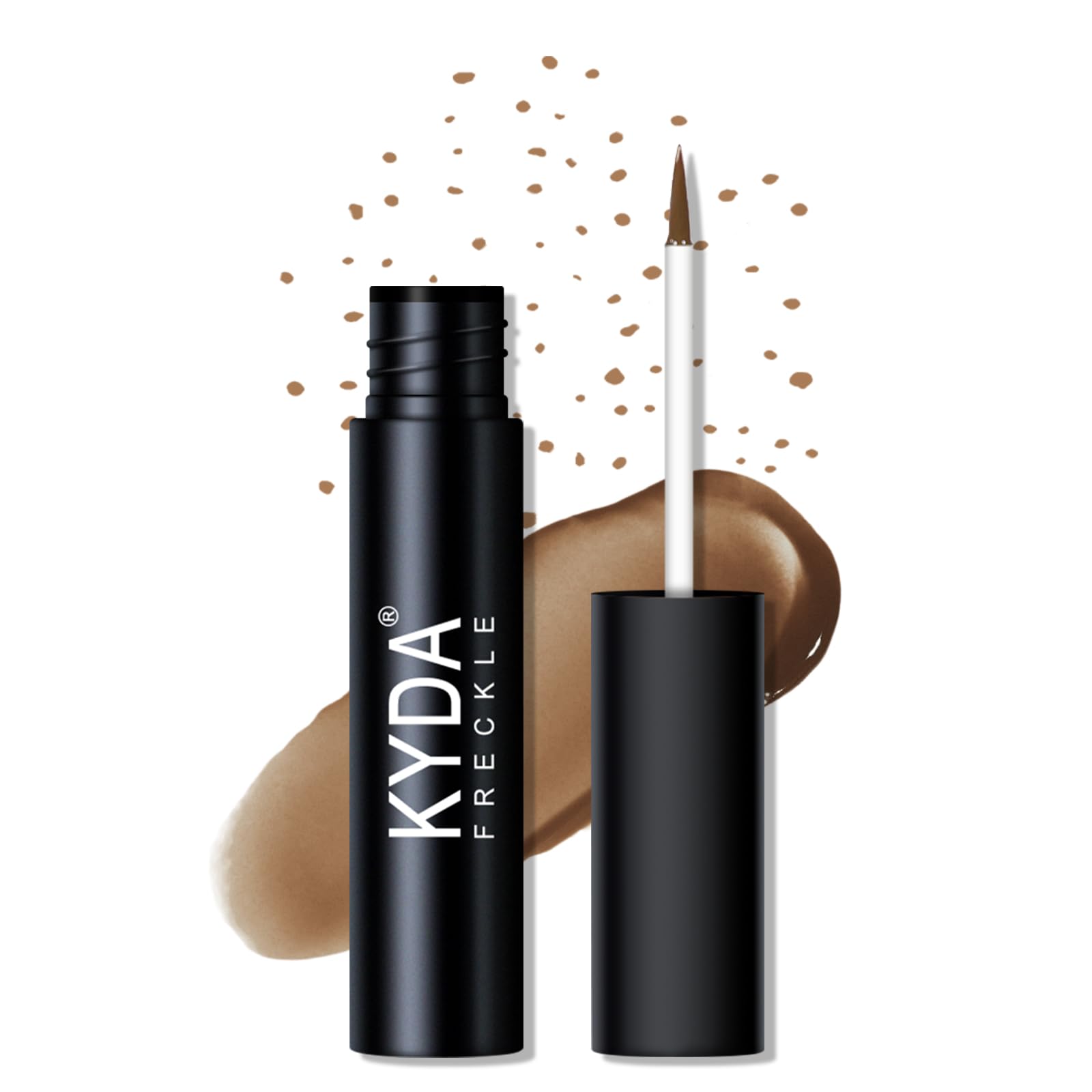 KYDA Liquid Freckle Makeup, Water Resistant Faux Freckle 01 Light Brown