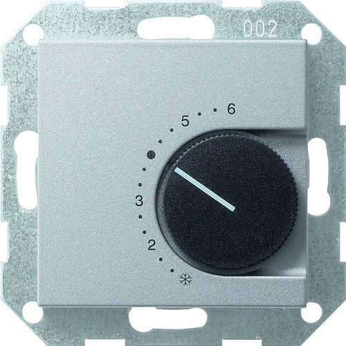 Preisvergleich Produktbild Gira 039626 Raumtemperatur-Regler 230 V Wechsler System 55, alu