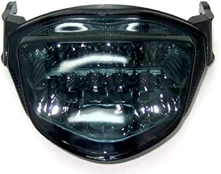 Niree Motocycle LED Integrated Rear Running Tail Stop Brake Light Super Bright Tail Light Fit For Suzuki 05-06 GSXR1000 GSX-R 1000 K5 Chrome Smoke