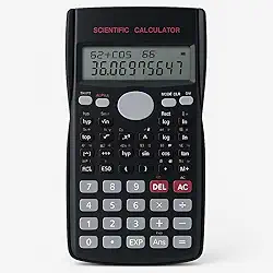 Calculadora Científica Premium 240 Funções – Display Duplo 10+2 Dígitos, Desligamento Automático, Cor Preta – Ideal para Engenharia, Física, Química e Faculdade - Premium