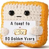 50 Year Anniversary Wedding Gifts Cards for Couple Crochet T...