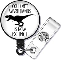 Vista 9 de RN Carrete de identificación retráctil con clip de cocodrilo para refrigerios y narcóticos, divertido soporte para insignias, regalo