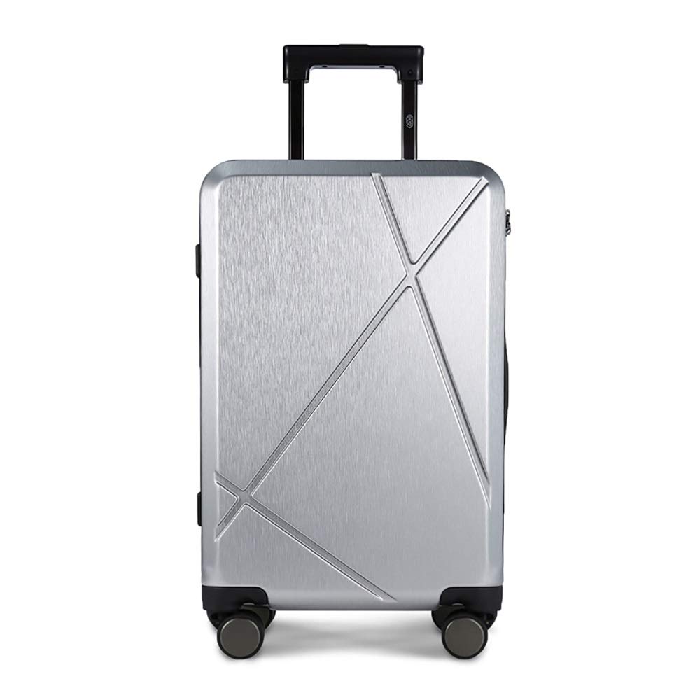 Amazon.com: Bjzxz Maleta de viaje de negocios resistente al agua maleta  maleta maleta ajustable doble compresa ropa maleta, Plástico, Plateado, 24  pulgadas : Ropa, Zapatos y Joyería