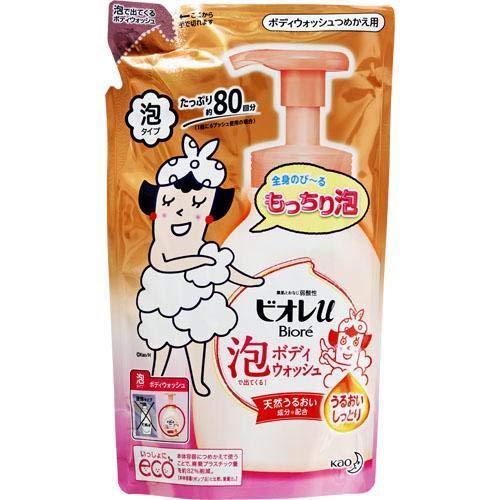 Bioré u Foam Body Wash, Refill, 16.2 fl oz (480 ml), 480 ml (Pack of 1)