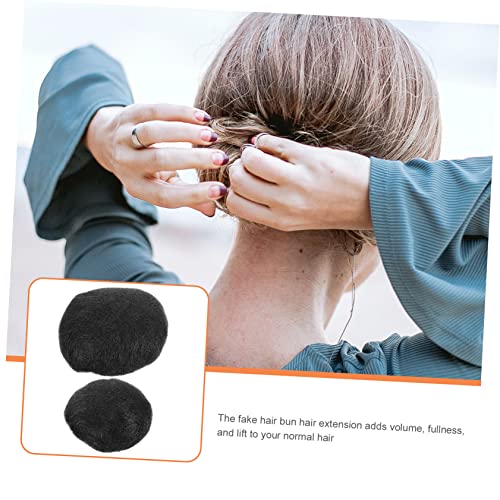 Chignon décoratif extension de cheveux à forte élasticité pour filles
