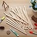 Wood Square Dowel Rods, 20PCS 1/2