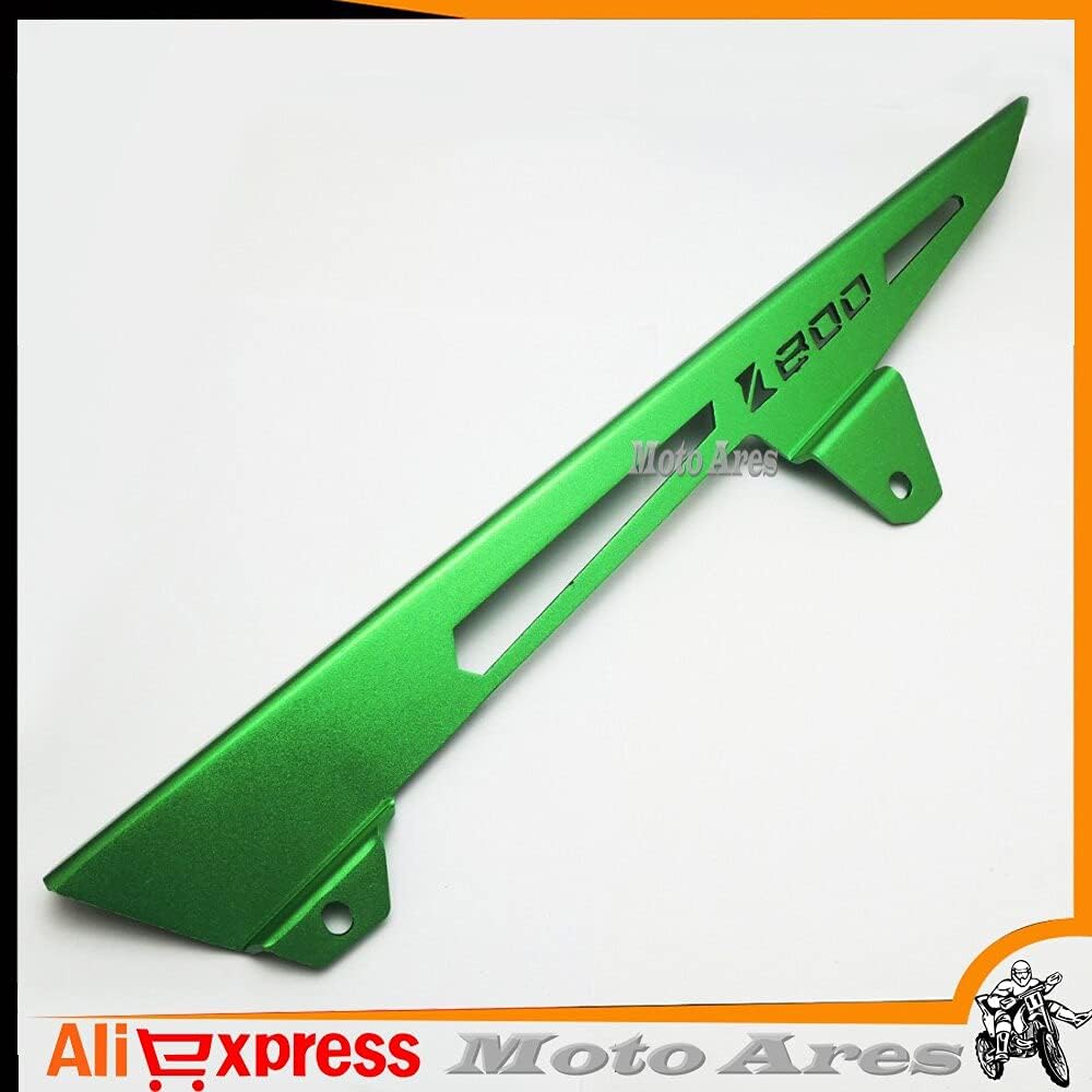 Accessories for Kawasaki Z800 Z 800 ZR800A Z800E 2013-2015 Motorcycle Accessories CNC Aluminium Rear Chain Guard Cover Protector Red - (Color: Orange)