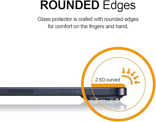 Miniatura 3 de Supershieldz Paquete de 2 protectores de pantalla de vidrio templado antirreflejos (mate) diseñado para iPhone 15 Pro Max (6.7 pulgadas) + lente de
