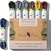Toucan Laces Shoe Laces for Dress Shoes [7 Pairs] of Premium Round Shoelaces – You Get – Black Shoe Laces + Brown Shoe Laces, Blue Shoe Laces, Gray Shoelaces, Yellow, Burgundy, Purple Shoe Strings