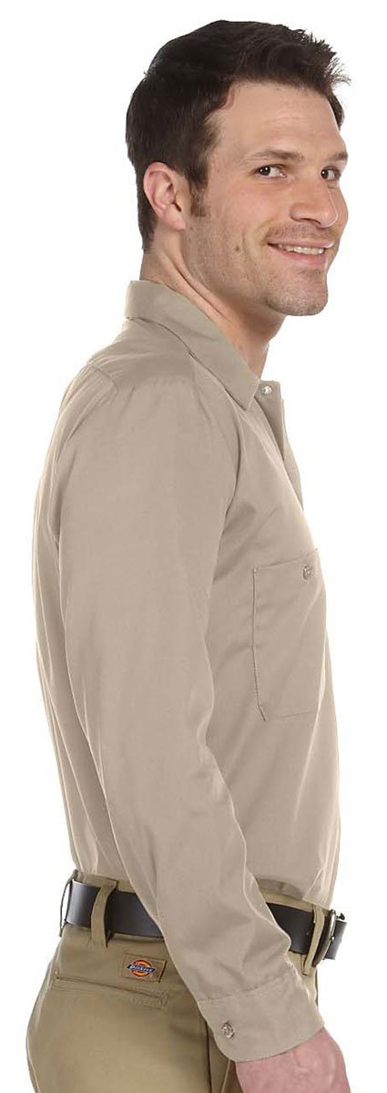 Camicia da lavoro industriale uomo LL535 LS-DARK NAVY-L