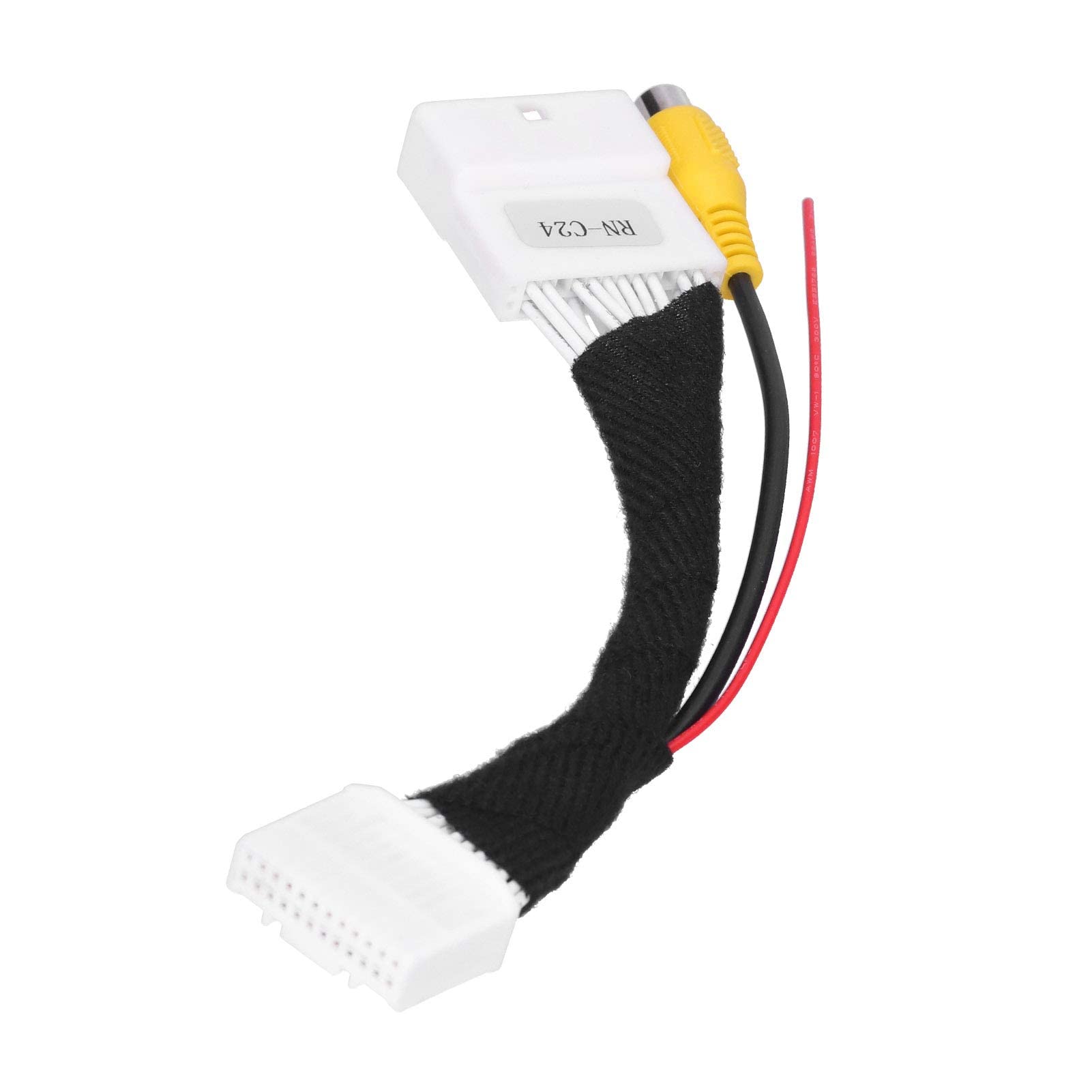 24-pinowy adapter do kamery cofania, odwrócony kabel połączeniowy do kamery parkingowej Kabel adapterowy odpowiednie okablowanie liniowe