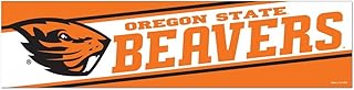 WinCraft NCAA Oregon State Beavers Decal3x12 Bumper Strip Decal, Team Colors, One Size
