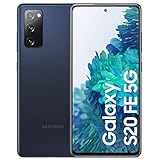 Samsung Galaxy S20 FE «Fan Edition», Téléphone mobile 5G 128 Go Bleu, sans carte SIM, smartphone Android, Version FR