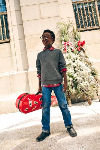 Image of The Children's Place Boys Long Sleeve Crew Neck Pullover Sweater
