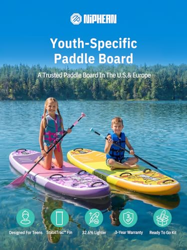 Image of Niphean Inflatable Paddle Board with Accessories 10'6'' /7'6''Stable SUP