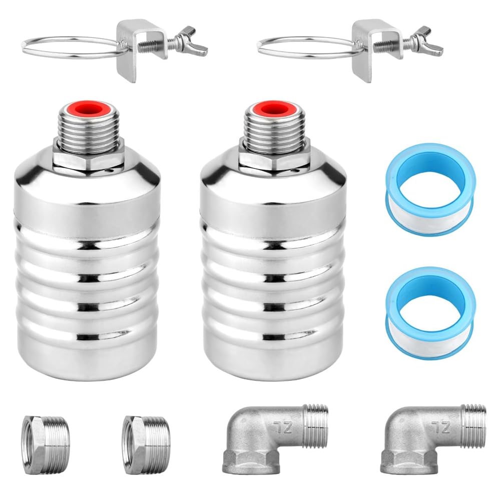 Littimoon Float Valve for Water Tank Water Trough Float Valve for Fish Tank Swimming Pool Livestock Trough