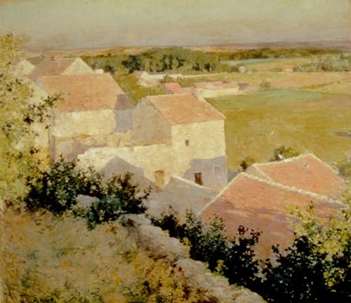 Lienzo Crepuscolo di mezza estate cuadro decorativo para salon y dormitorio elegante