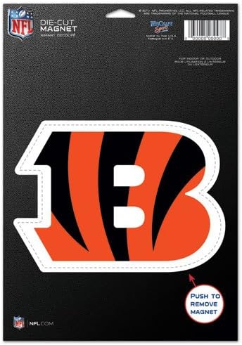 Cincinnati Bengals Die Cut Logo Magnet