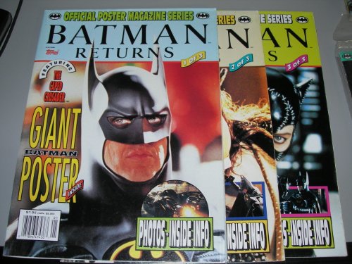 Official Poster Magazine Series, Batman Returns 1, 2, and 3 Catwoman, Batman and Penguin (Official Poster Magazine Batman Returns)