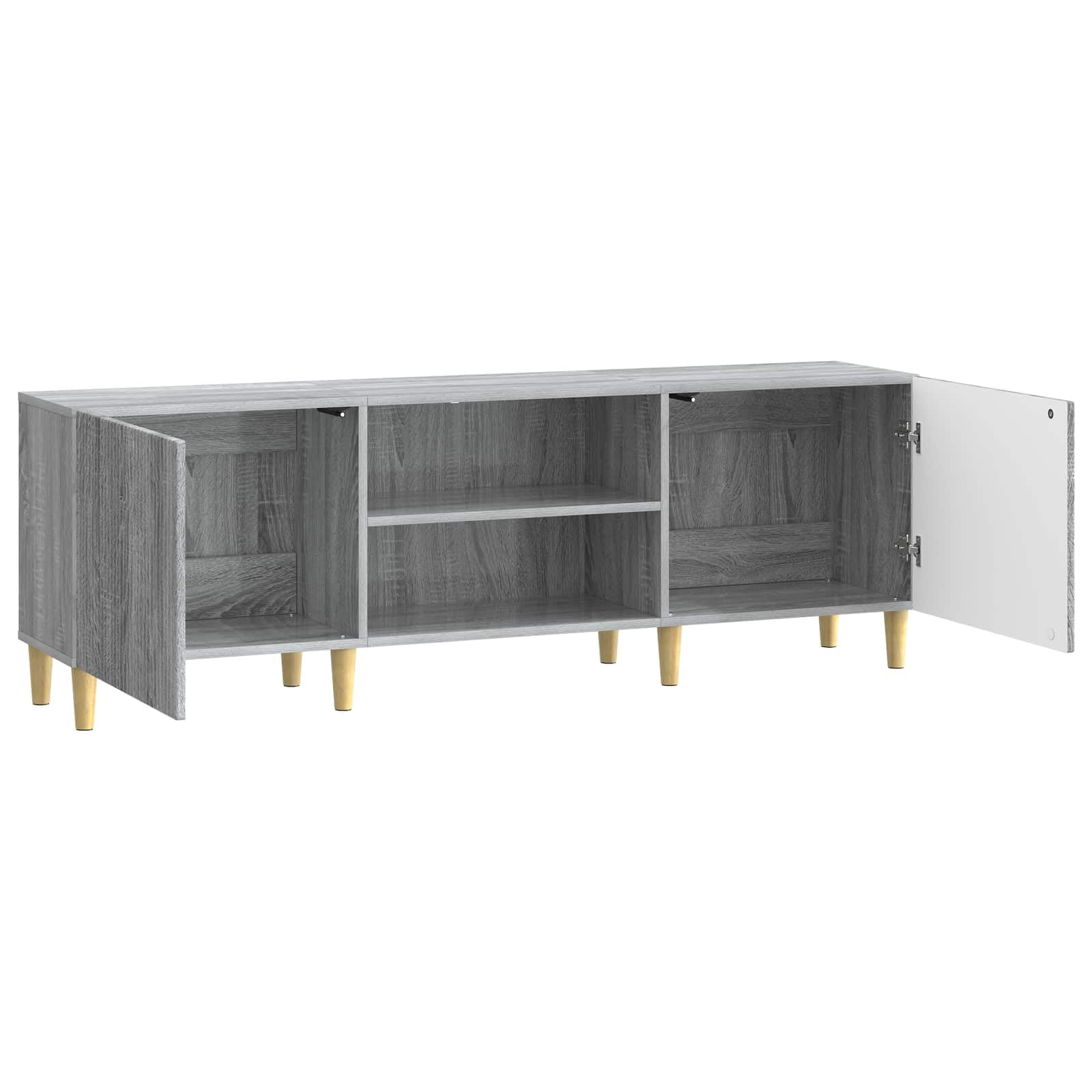 Mobile TV grigio Sonoma, 150 x 31 x 50 cm, in legno