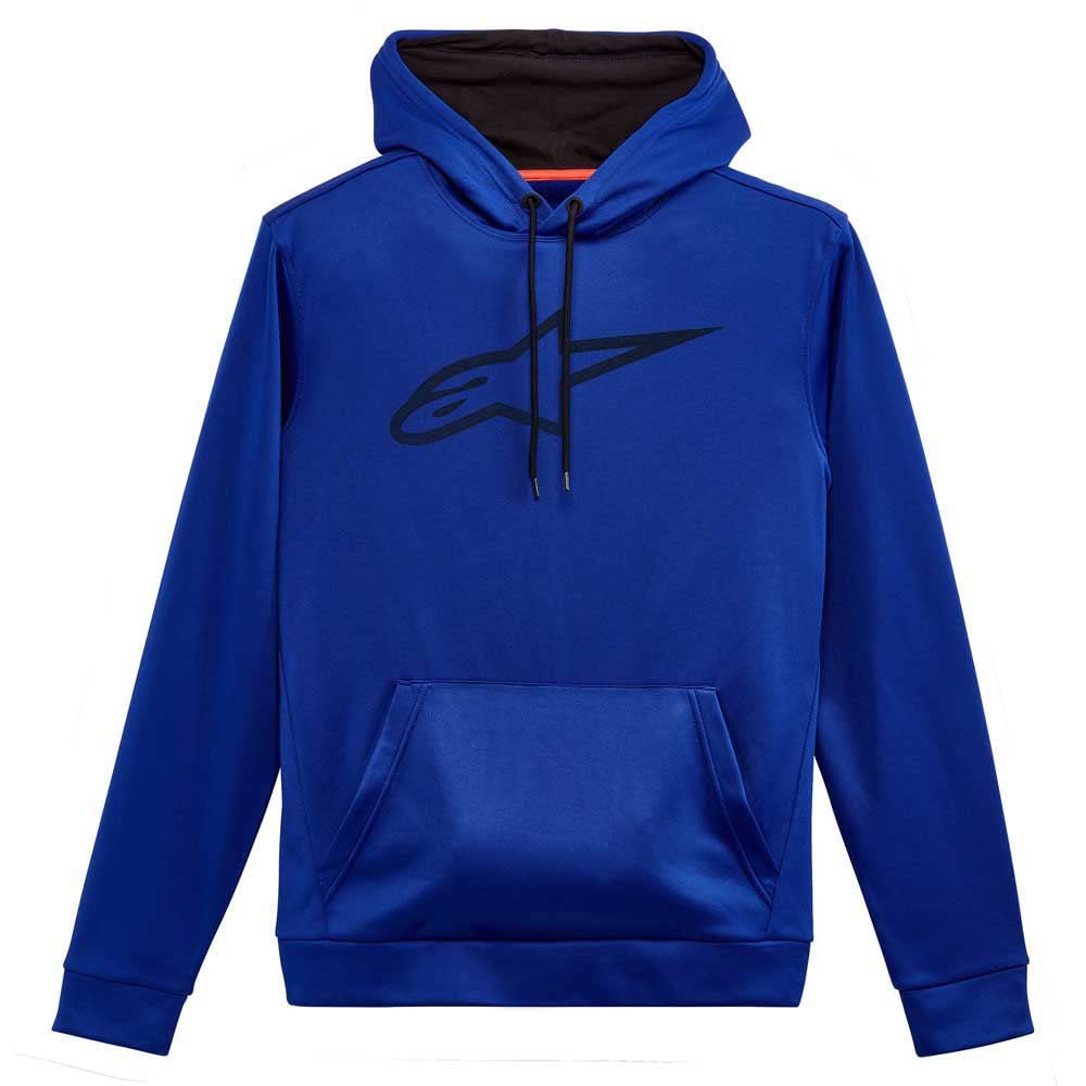 Alpinestars Męska sportowa bluza z kapturem, Niebieski królewski/czarny, XL