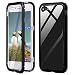 Produktbild Wafly iPhone8/iPhone 7 Magnetische Adsorption Hülle Transparent Vorne und Hinten 9H Gehärtetes Glas Panzerglas Schutzhülle 360 Full Body Handyhülle Metallrahmen Hartglas Cover Case für iPhone 8/7