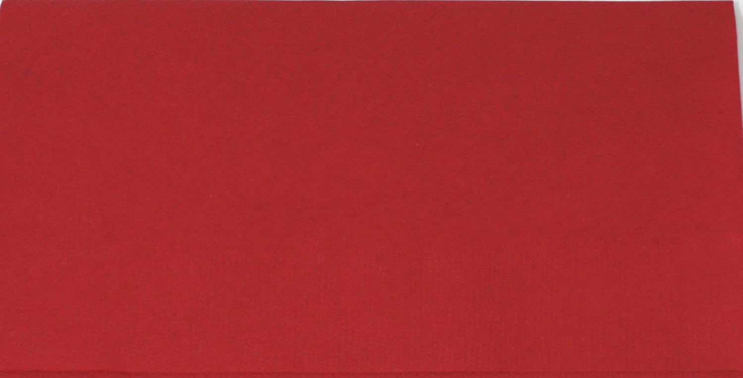 Bеѕt Rеvіеw Red Dinner Napkin, Choice 2-Ply, 15" x 17" - 125/Pack