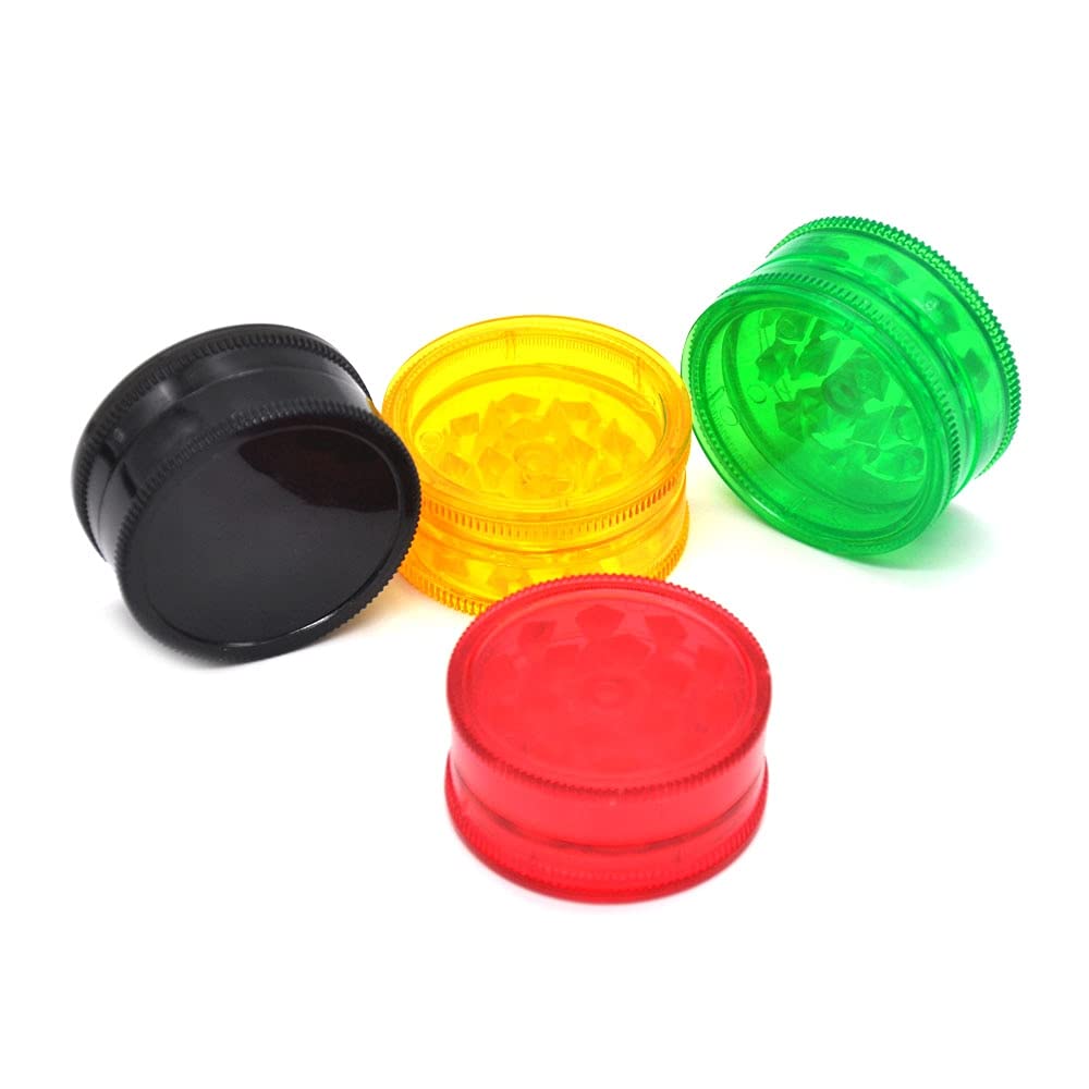 Buy Plastic Grinder 3 Part Mini Magnetic Shark Teeth Assorted Colours