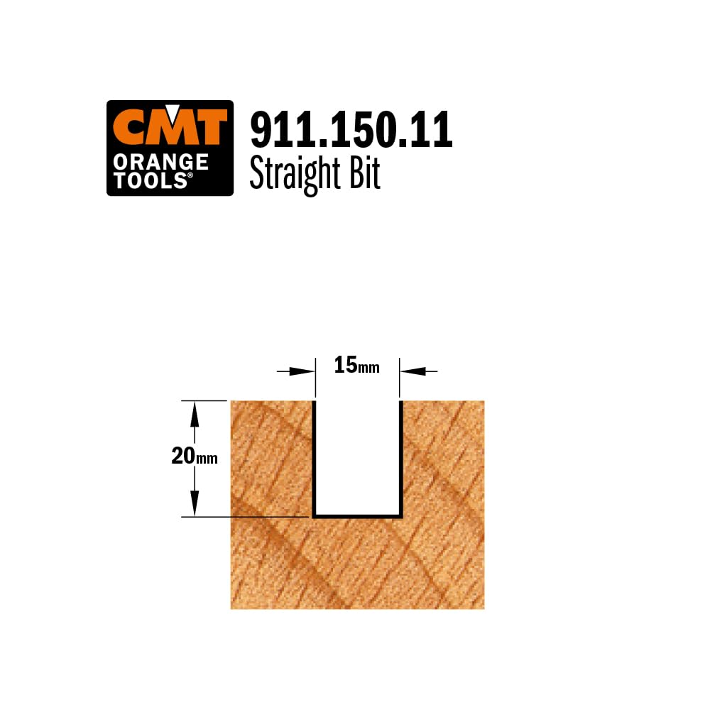 CMT ORANGE TOOLS 911.150.11 - frez do nakrętek S=8 D=15X20