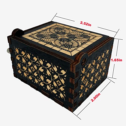 Youtang Can't Help Falling In Love Wood Music Box, Antique Engraved Wooden Musical Boxes Gifts For Lover, Boyfriend, Girlfriend, Husband, Wife(Handcrank) #TOP5
