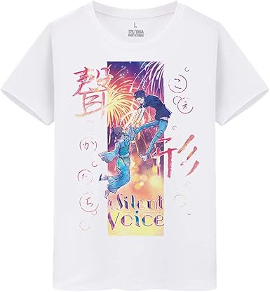 聲の形 A Silent Voice いしだ しょうや にしみや しょうこ アニメ 漫画 Tシャツ メンズ レディース Tシャツ 夏服 スポーツ プリント 半袖 個性的 無地 ゆったり 通気性 ファッション 大きいサイズ Xxl Tシャツ カットソー 通販 Amazon