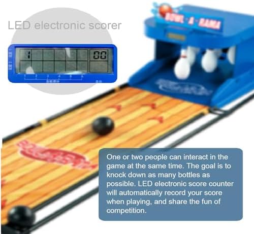 Indoor Bowling Ball Set with LED Scoreboard & Automatic Reset - 3.5m Home Bowling Alley for Family Fun & Gatherings, Perfect Indoor Game for All Ages