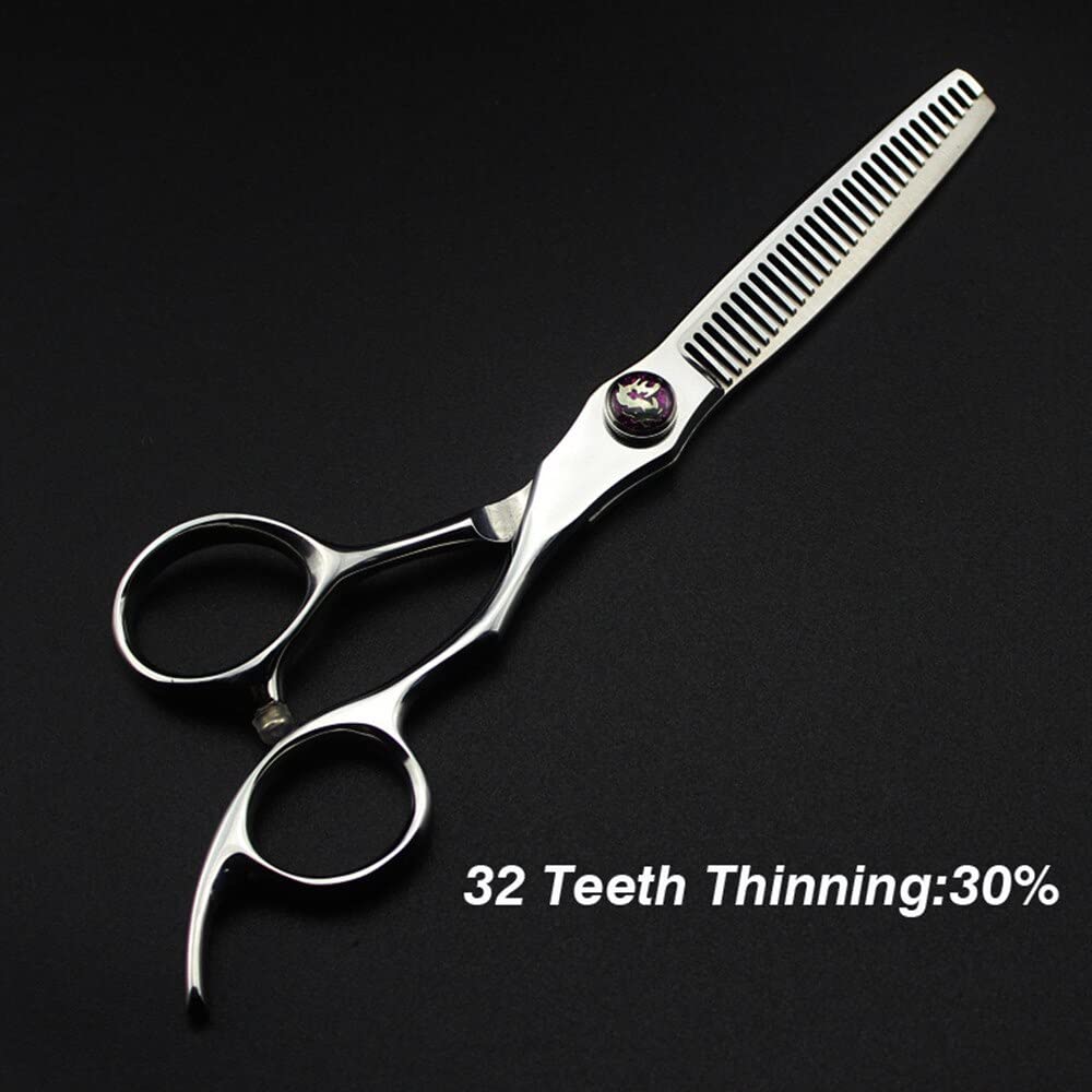 Tijeras de peluquería, tijeras de corte de pelo, tijeras profesionales de acero japonés 440C de 6 pulgadas, tijeras para cabello con gemas, tijeras para cortar el cabello, tijeras de peluquería para
