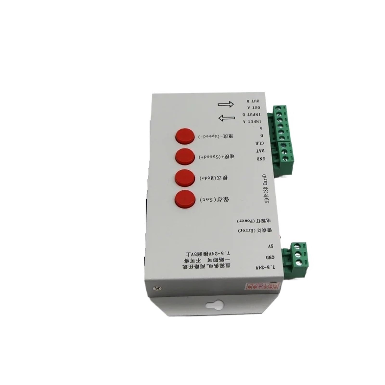 Controlador RGB LED T1000S de alta precisión con tarjeta SD para sistemas de iluminación avanzados