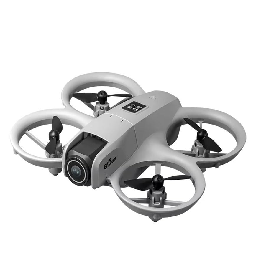 NITU GT3 Drone with 720p HD Dual Cameras, Electronic Camera Adjustment, Optical Flow Positioning, and 360° Obstacle Avoidance – Ideal for Beginners and Aerial Fun (2Camera - 2Batteries)