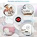 Portable CD Player with Bluetooth, Wall Mountable CD Music Player Home Audio Boombox with Remote Control FM Radio Built-in HiFi Speakers, MP3 Headphone Jack AUX Input Output with Pull Switch
