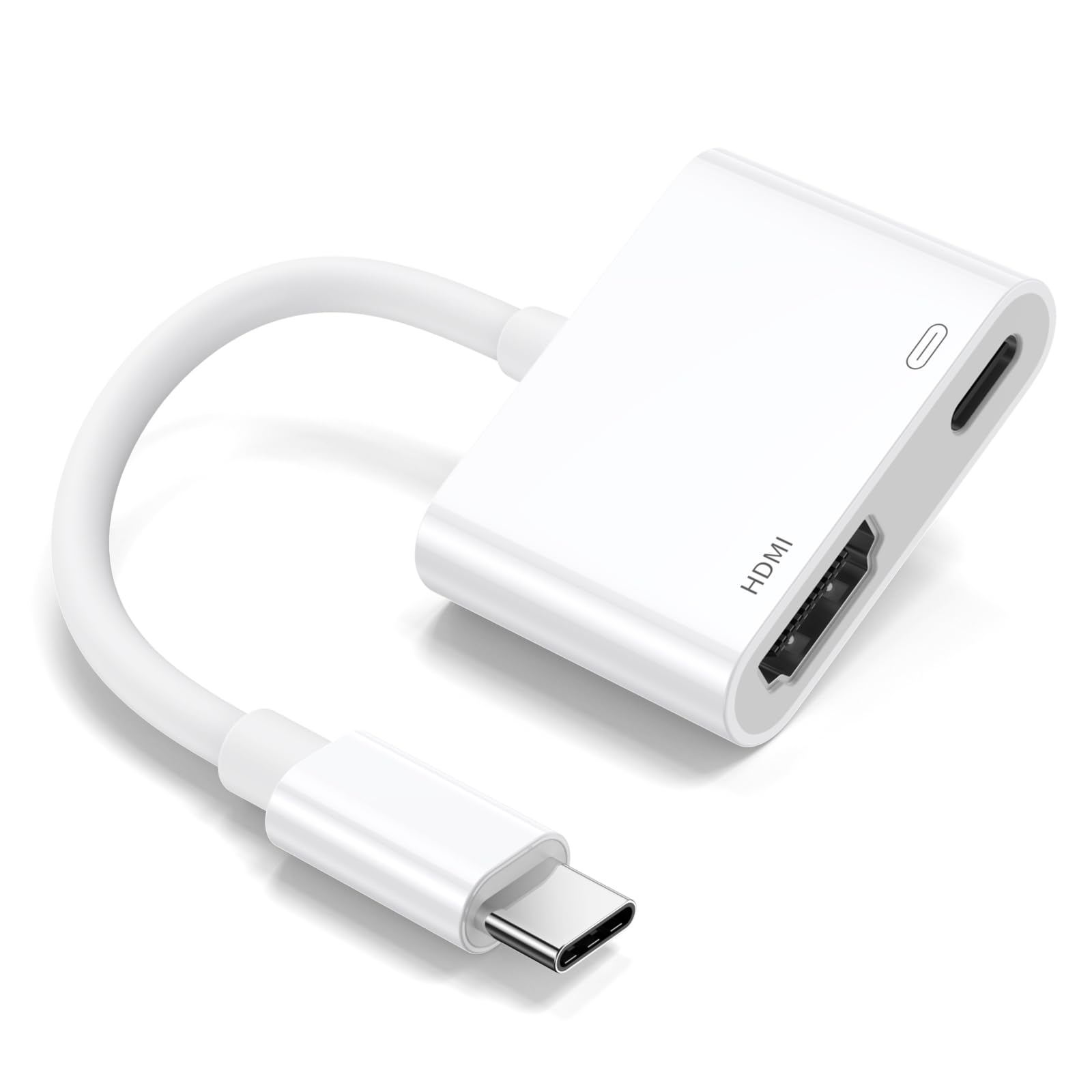 USB C Splitter 1 zu 2, USBC Verteiler Doppelstecker, USB C Kopfhörer Adapter und Laden für iPhone 17 16 15 Plus Pro Max, iPad Pro Air Mini, Samsung S25 S24 S23 S22 S21 S20 Ultra, Google, Laptop usw