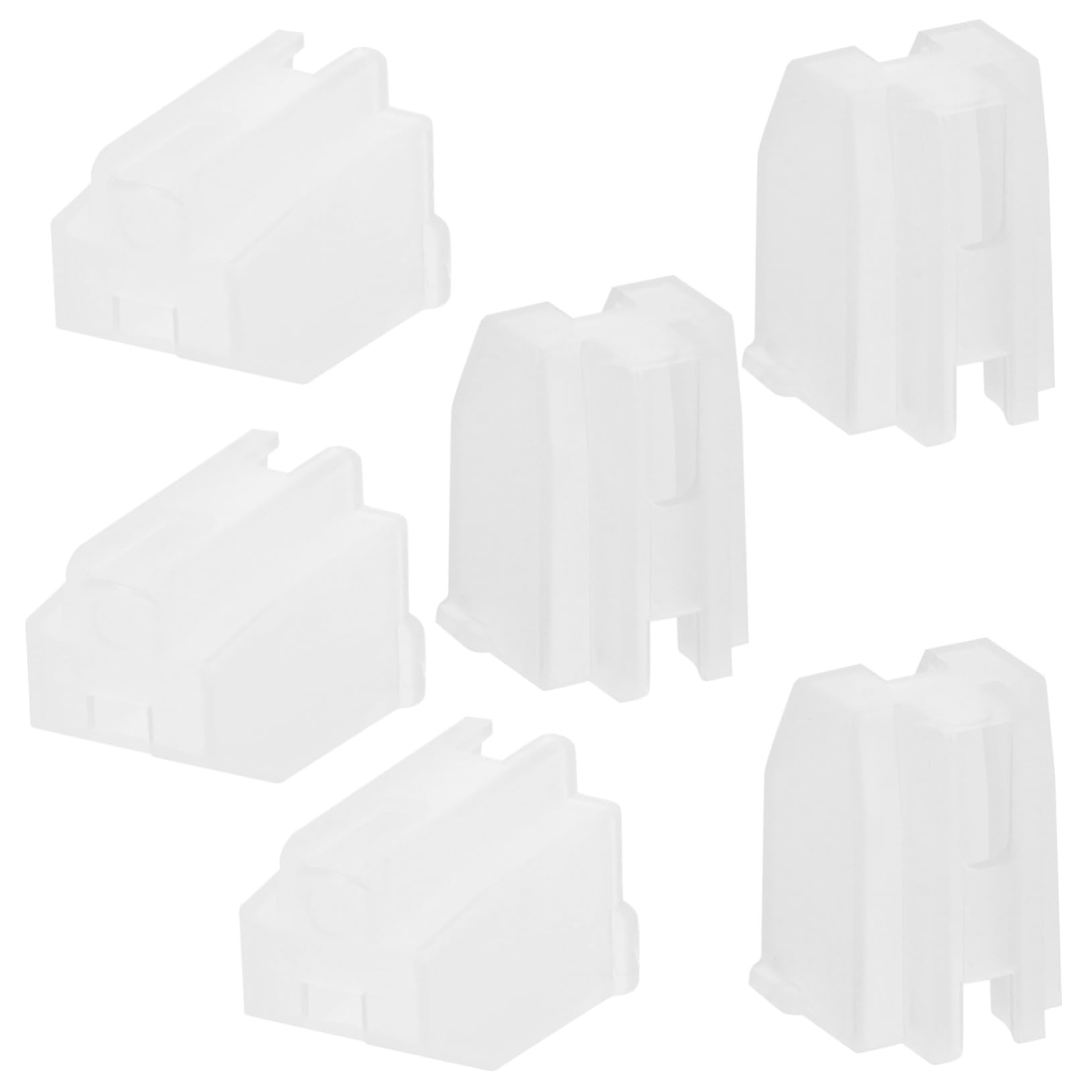 BESTonZON 6 PCS Record Player Needle Cover, Vinyl Record Needle Cover, Plastic Record Needle Protective Cover, Replacement Turntable Stylus Protective Cover, Record Needle Stylus Protection Cap