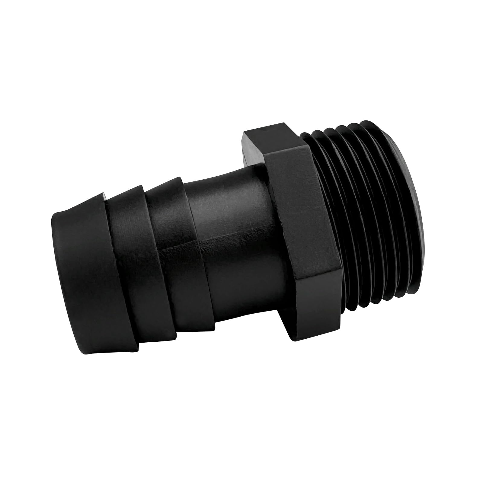 20 conectores macho NPT de 3/4 pulgadas x 3/4 pulgadas, accesorio de manguera de plástico, adaptador, manguera industrial a accesorios de tubería