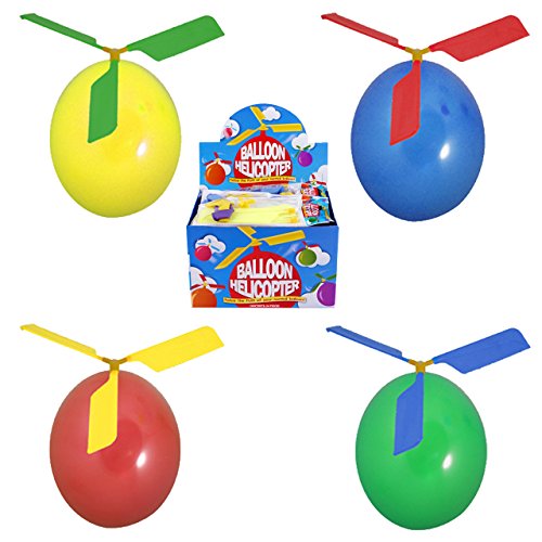 3x Ballon Helikopter Hubschrauber Luftballon Propeller Mitgebsel Kindergeburtstag