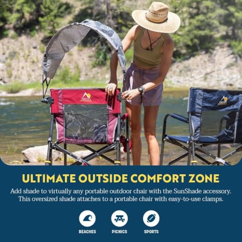 GCI Outdoor Adjustable Sunshade Accessory | Officially Licensed NASCAR Design | UPF 50+ Canopy for Complete Sun Protection | Fits Most Sideline Sports Chairs, Strollers & Wheelchairs - image 9