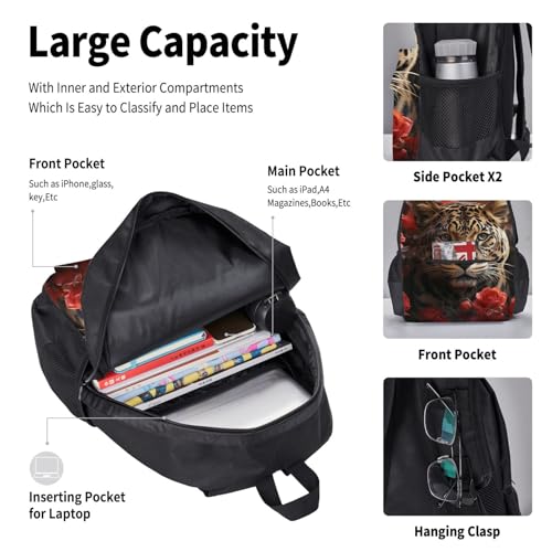 Ensemble de 3 sacs à dos OUSIKA noir taille unique pour adulte - 6