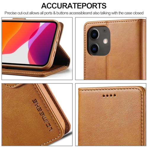 Coque compatible iPhone 12 antichoc avec support vidéo et porte-carte