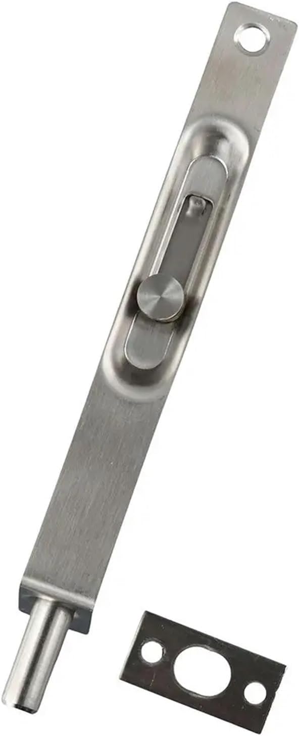 Slide Bolt Gate Latch Concealed French Door 6 Inch Flush Bolt Bolt Lever Action Latch Slide Door Lock(4pcs)