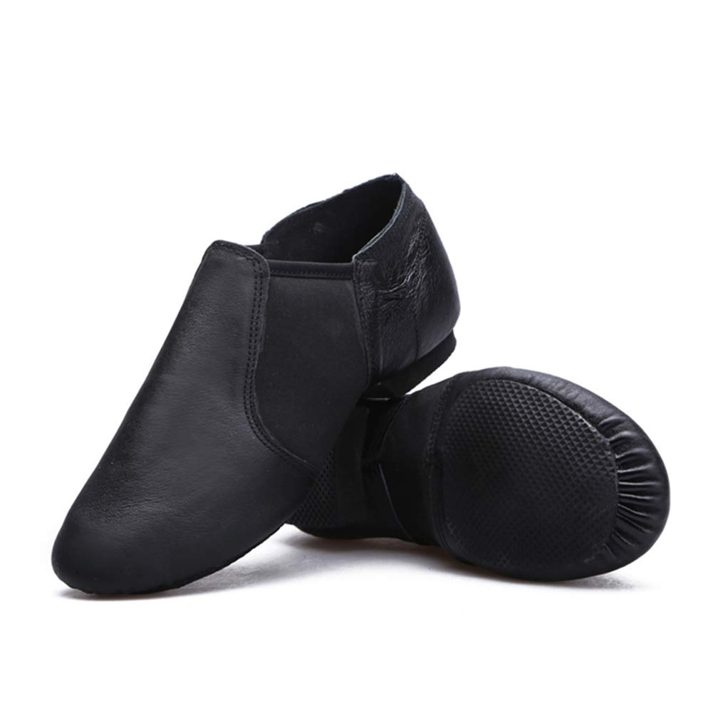 Chaussures de Danse Femme Cuir Latine Jazz Ballerine Basket Chausson Confort