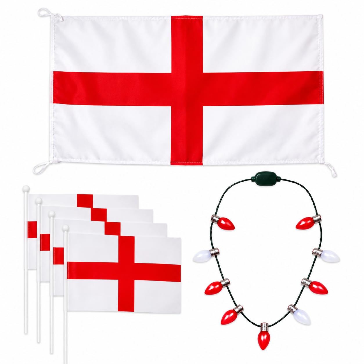 Décoration de football Angleterre lumineuse pour animer vos soirées de match à la maison