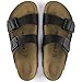 Birkenstock Unisex Arizona Sandals Black Birko-Flor 40 = Women's 9-9.5 Men's 7-7.5 Regular