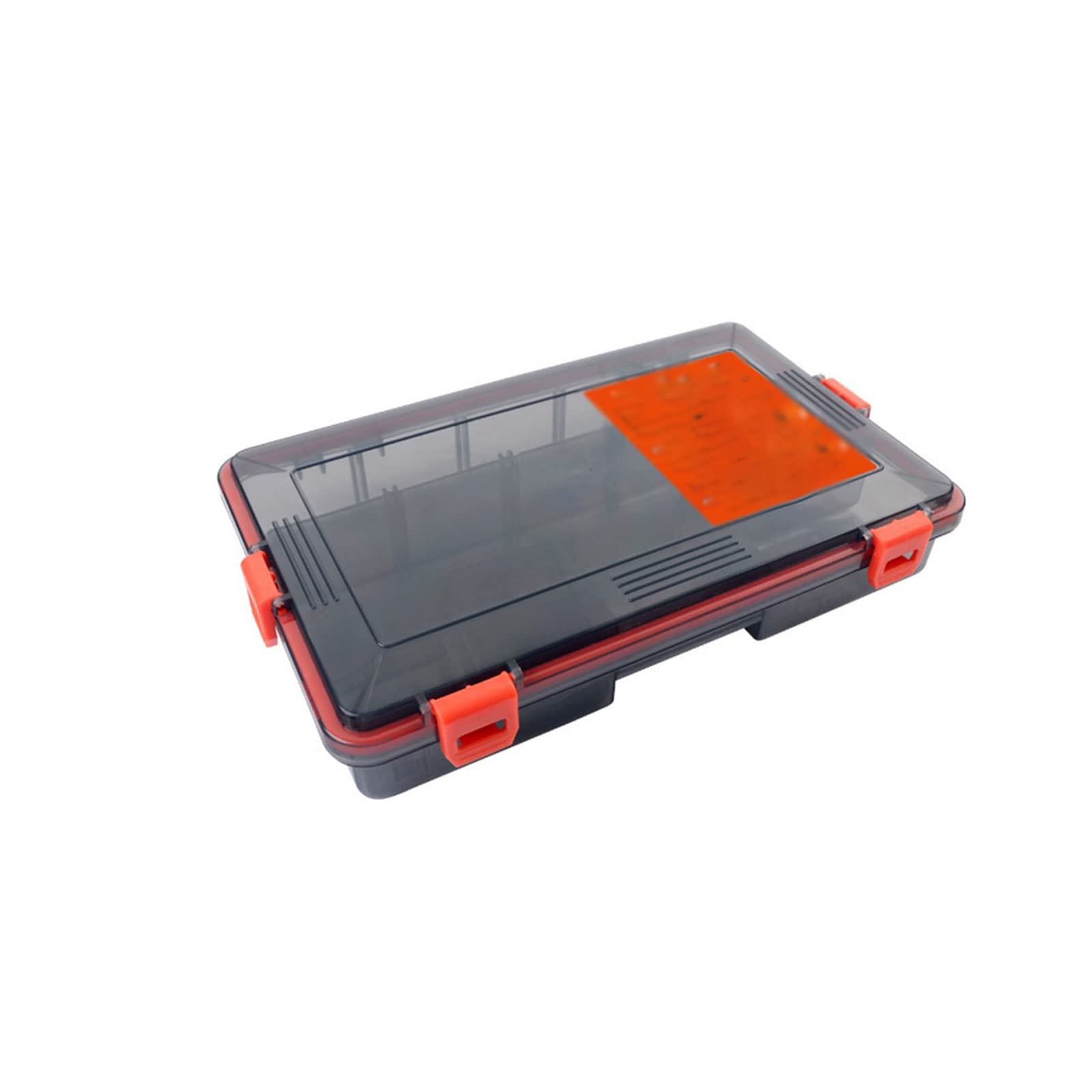 Scatola organizer per attrezzatura da pesca, con scomparti multipli per esche e ami da pesca, cassetta degli attrezzi smerigliata per una facile conservazione